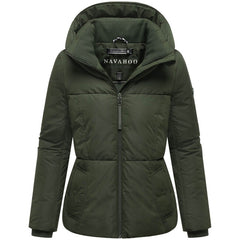 Navahoo FLÜSTERFEE 14 дамско зимно яке с голяма качулка, dark olive
