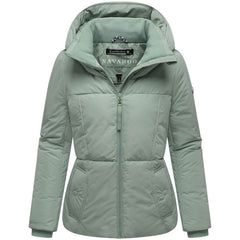 Navahoo FLÜSTERFEE 14 дамско зимно яке с голяма качулка, smokey mint