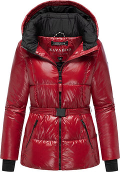 Navahoo EISGLANZ дамско зимно яке с качулка, dark red