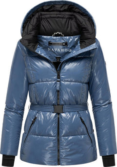 Navahoo EISGLANZ дамско зимно яке с качулка, dusty blue