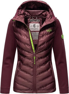 Navahoo NIMM MICH MIT дамско outdoor яке, Aubergine