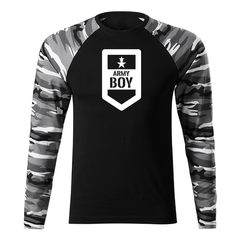 DRAGOWA Fit-T μακρυμάνικο μπλουζάκι army boy 160 g/m², metro