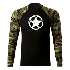 DRAGOWA Fit-T μακρυμάνικο μπλουζάκι star 160 g/m², woodland