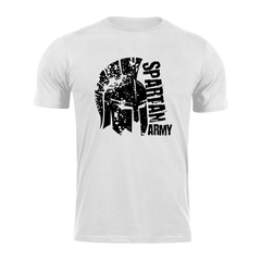 DRAGOWA κοντομάνικο μπλουζάκι Spartan army León 160 g/m², λευκό