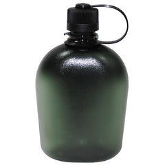 MFH Field Bottle 1L, Transparent Olive