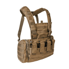 Tasmanian Tiger RIG MKII chest rig s bočnými vreckami, coyote
