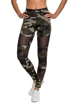 Urban Classics Tech Mesh дамски клин, Woodcamo