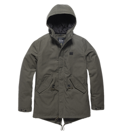 Vintage Industries Wallbrook Παρκά, dark olive