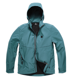 Vintage Industries Ather яке софтшел, синя