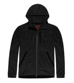 Vintage Industries Vitor fleece φούτερ hollow fibre, μαύρο