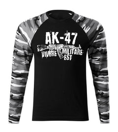 DRAGOWA Fit-T long-sleeve t-shirt Seneca AK-47 160 g/m², metro