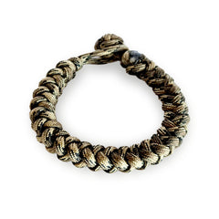 WARAGOD Ectar paracord zapestnica s nastavljivo zaponko, camo coyote