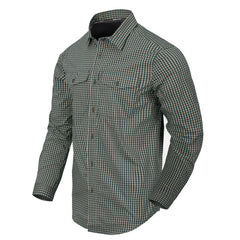 Helikon-Tex риза Тактическа Savage зелено Checkered за скрито носене