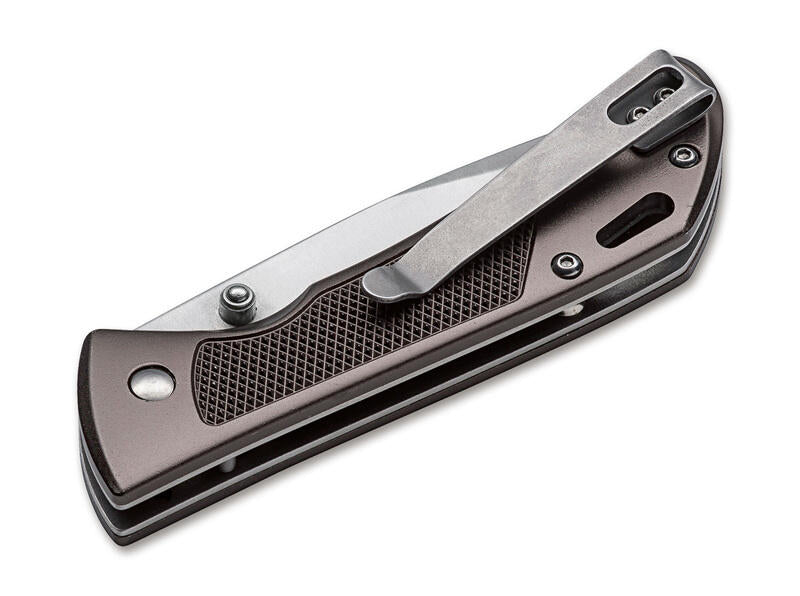 BÖKER® Advance Checkering сгъваем EDC нож, тъмносив бронз