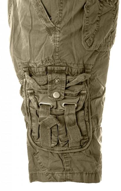 Mil-Tec Vintage къси панталон Prewash, маслинен