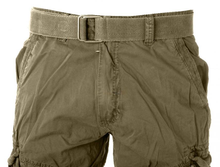 Mil-Tec Vintage къси панталон Prewash, маслинен
