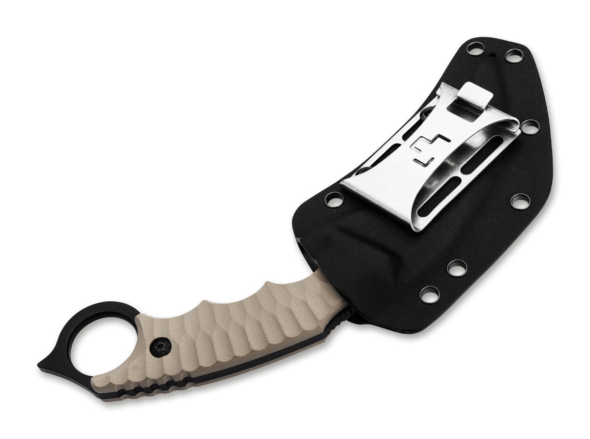BÖKER® Plus Spike Karambit karambitový nôž, khaki, 21,5 cm