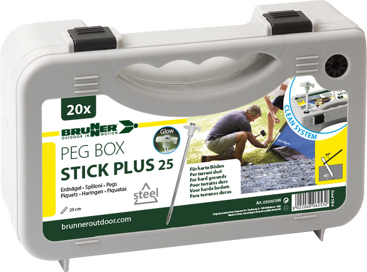 Brunner Peg Box Stick Plus колчета за палатка 25