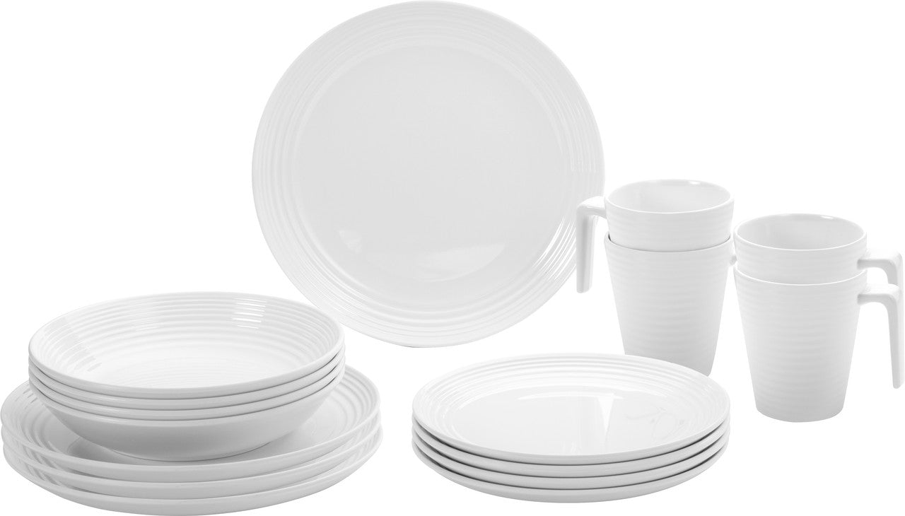 Brunner Spherica комплект кухненски съд Melamine, бял