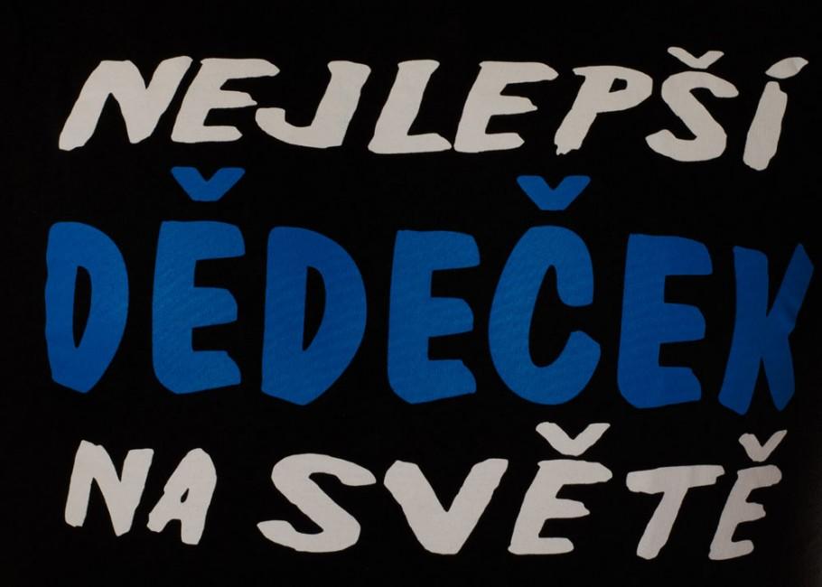 O&T Funny Смешна най-добра тениска за дядо, черна