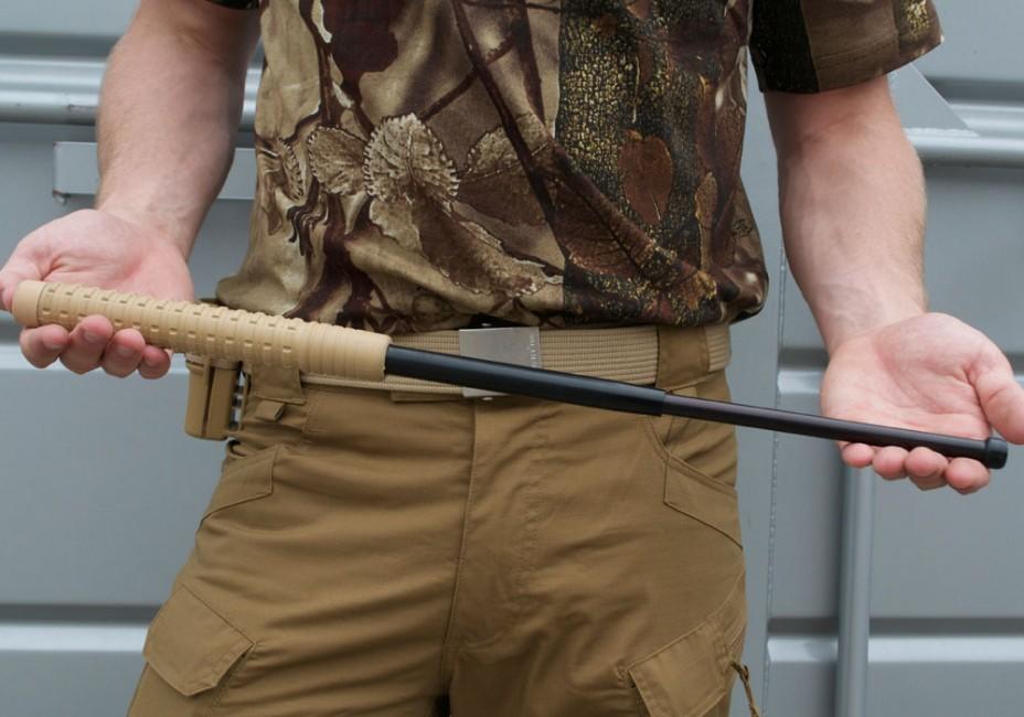 ESP Baton 18" 45cm, Black, Sand Handle