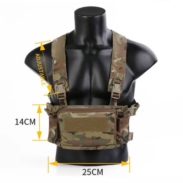 Emersongear D3CR Micro Chest Rig 500D, койот
