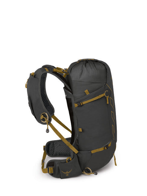 OSPREY TALON VELOCITY 20 туристическа раница, тъмен антрацит/tumbleweed жълт