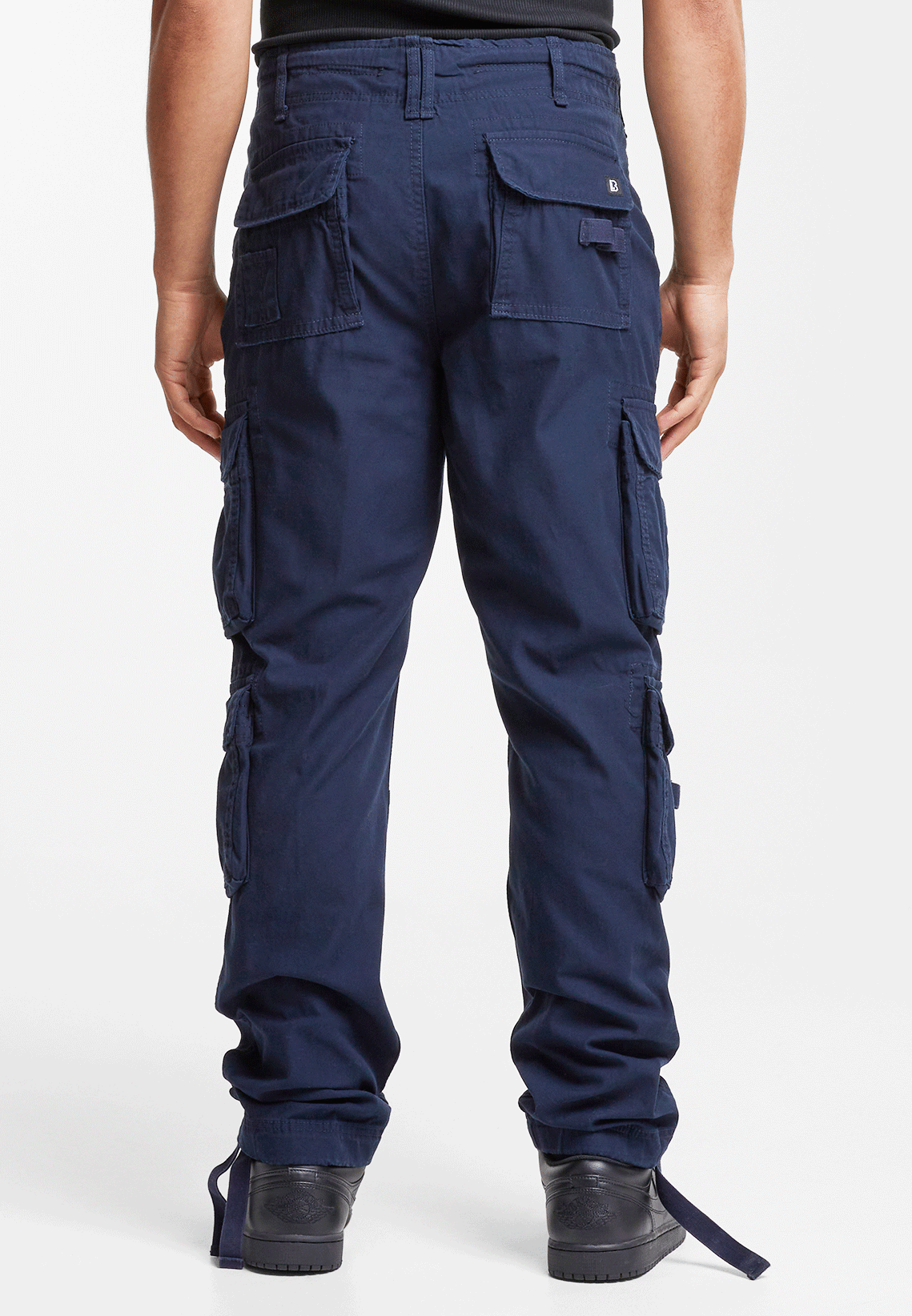 Brandit Pure Slim Fit nohavice, navy