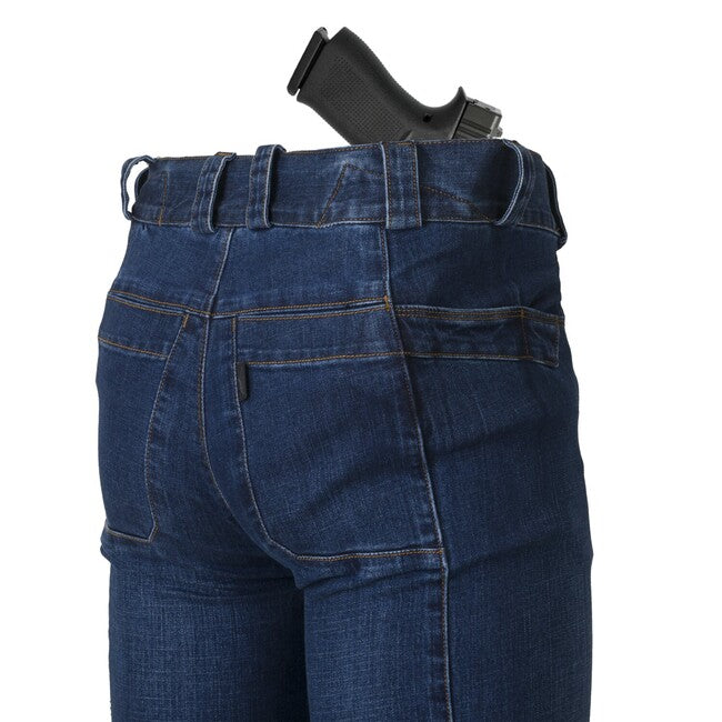 Helikon-Tex COVERT тактически панталон Дънка Mid, Vintage Worn синьо