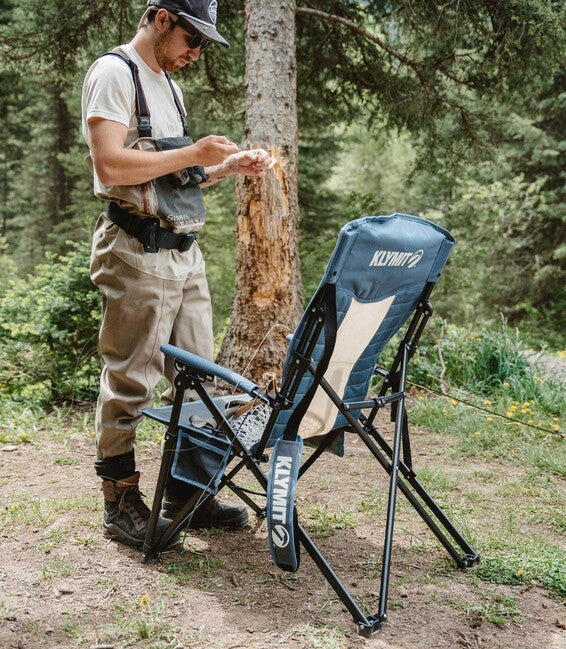 Klymit Switchback сгъваемо кресло, синьо