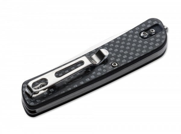BÖKER® Tech Tool Carbon 1 джобен нож 7,1 см, черен, G10, въглеродни влакна