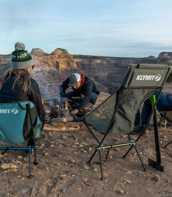 Klymit Ridgeline краткото пътническо кресло, синьо