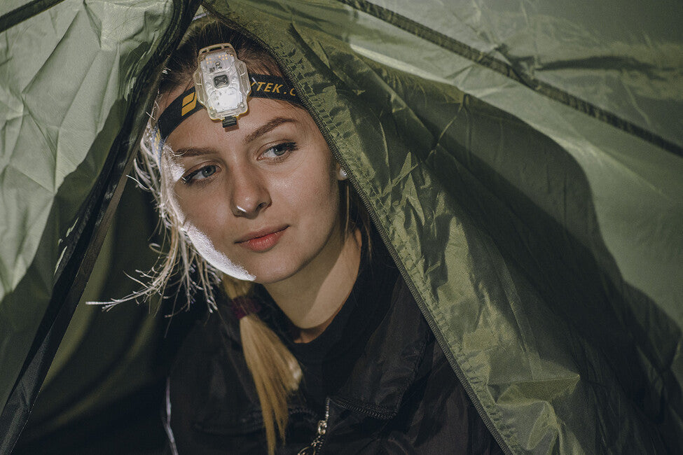 ArmyTek Crystal синьо преносимо светодиодно фенер F07001B, синьо, прозрачно