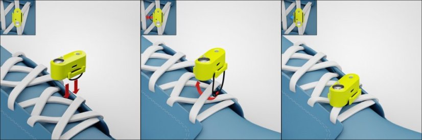 Tickless Run ултразвуков отблъскувач против кърлежи, неон жълт