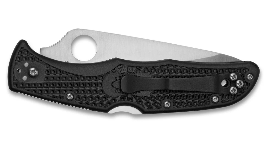 Spyderco Endura 4 Lightweight джобен нож Serrated 9,5cm, черен, FRN