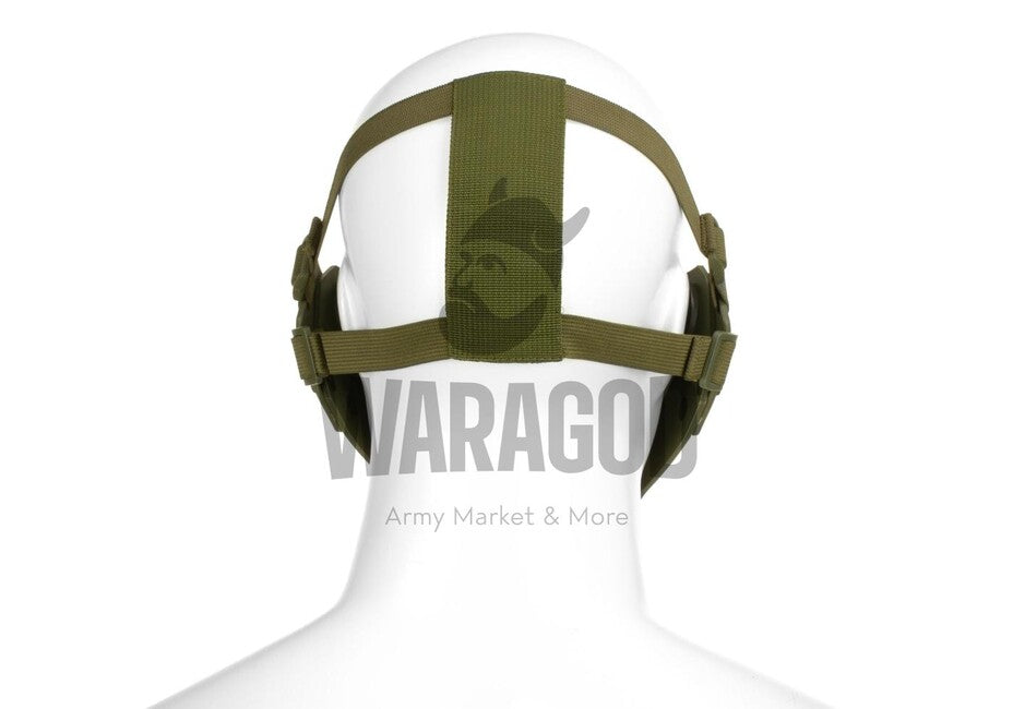 Pirate Arms Warrior полумаска за тарпониране, маслинена
