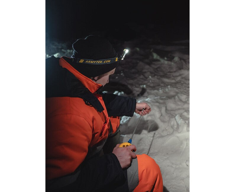 ArmyTek Zippy ES LED фенер и ключодържател комплект, жълт