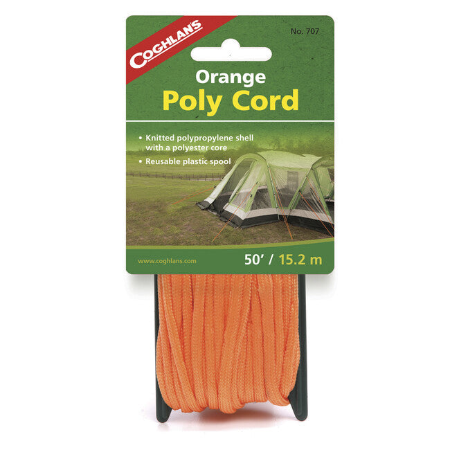 Coghlans найлонно въже 6 mm, 15 m, оранжево