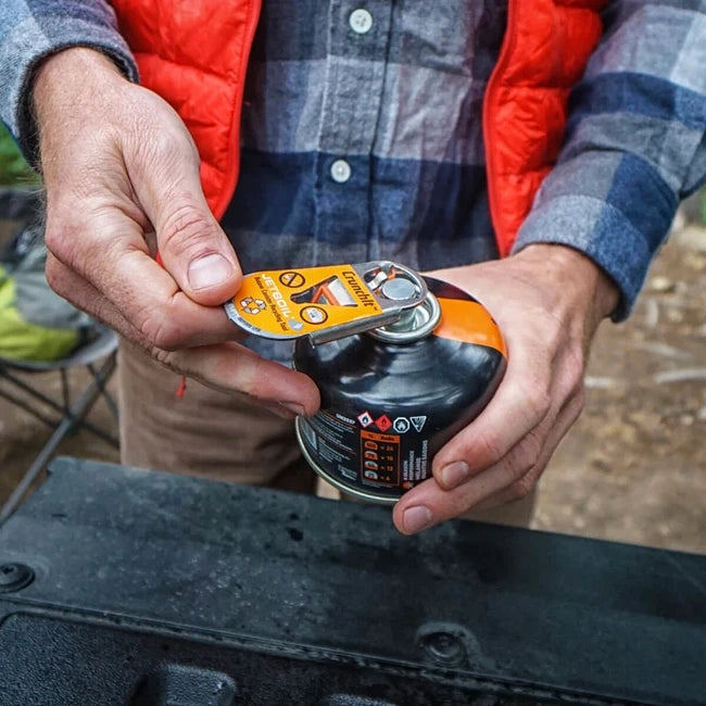 Jetboil CrunchIt™ Fuel Canister Recycling Tool нож за прободаване на празни касетки