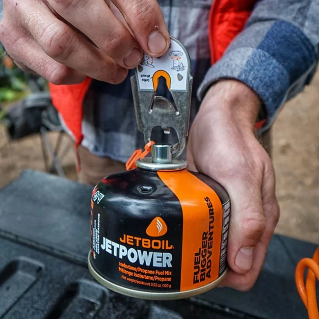 Jetboil CrunchIt™ Fuel Canister Recycling Tool нож за прободаване на празни касетки