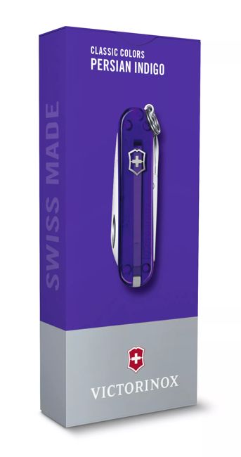 Victorinox Classic SD Джобен нож прозрачен лилав