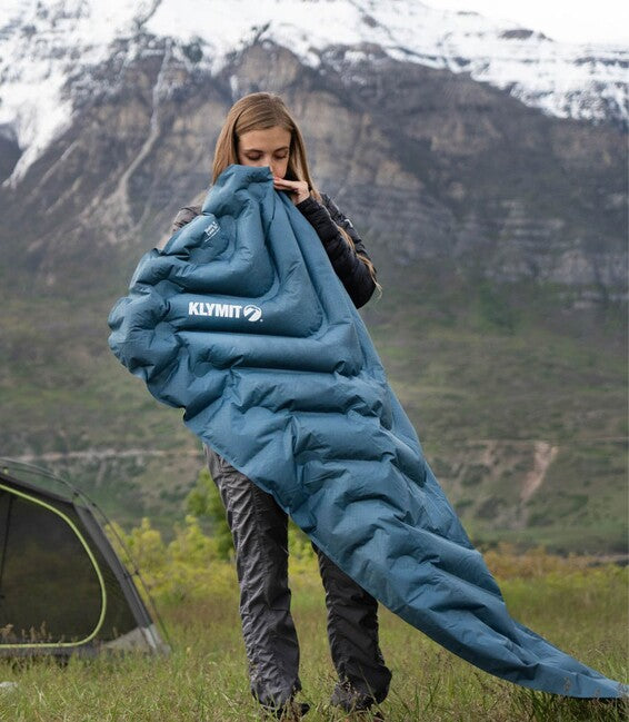 Klymit Static V Luxe SL каримата, синя