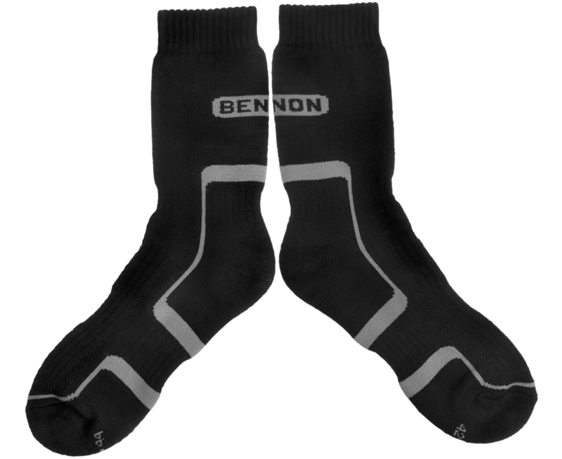 BENNON TREK SOCK тракови чорапи, черни/сиви