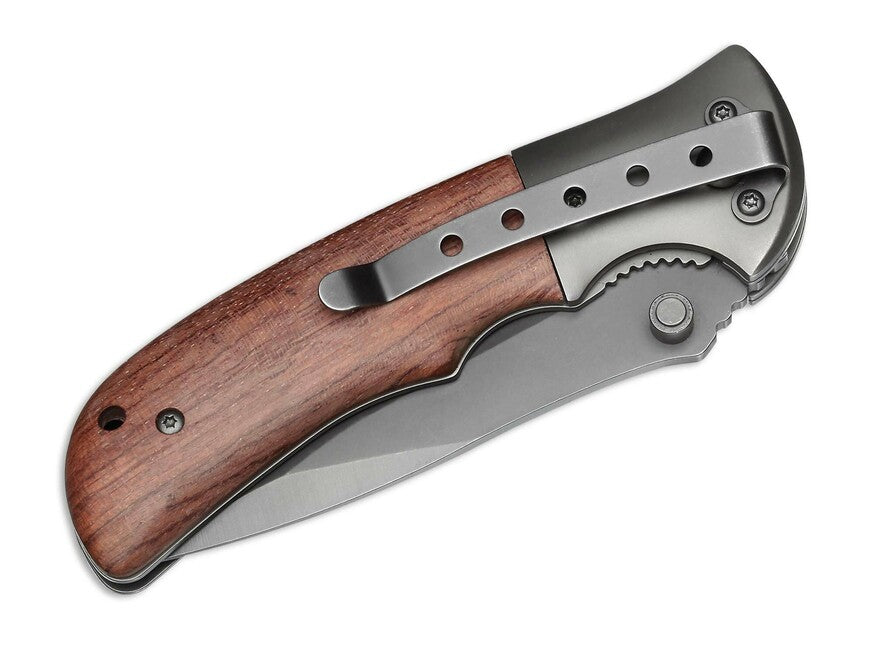BÖKER® Magnum Co-Operator джобен нож 8,7 см, дърво, неръждаема стомана