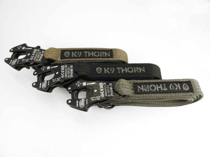 Kong Frog K9 Thorn водило с 2 дръжки 100cm, черно