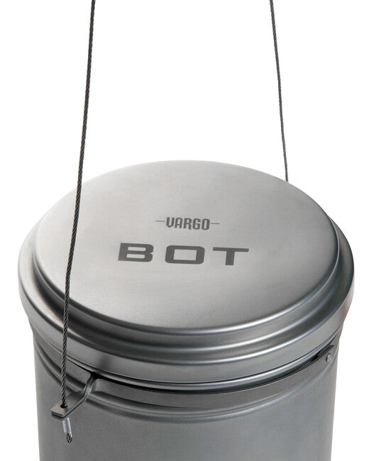Vargo BOT титанов окачалник за бутилка за 1 литрово канче