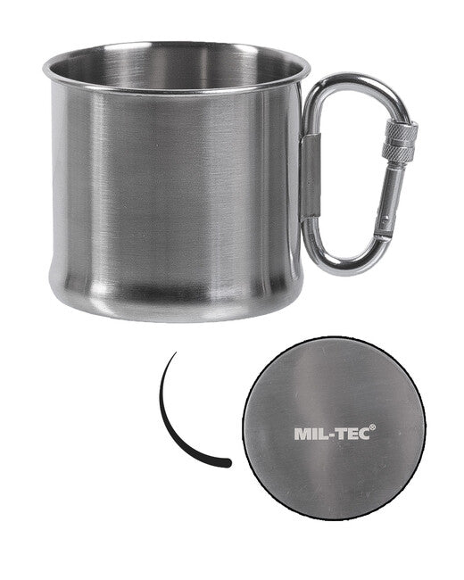 Mil-Tec неръждаем канче 500ml с карабина