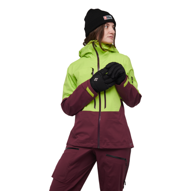 Black Diamond Recon Lt Stretch Shell ски яке дамско, aloe-черница
