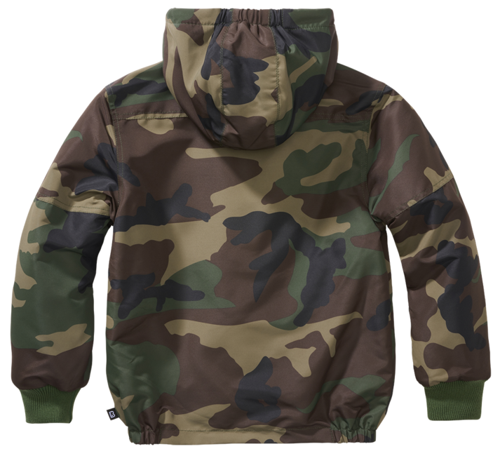 Brandit Frontzip Windbreaker яке детско, горски камуфлаж
