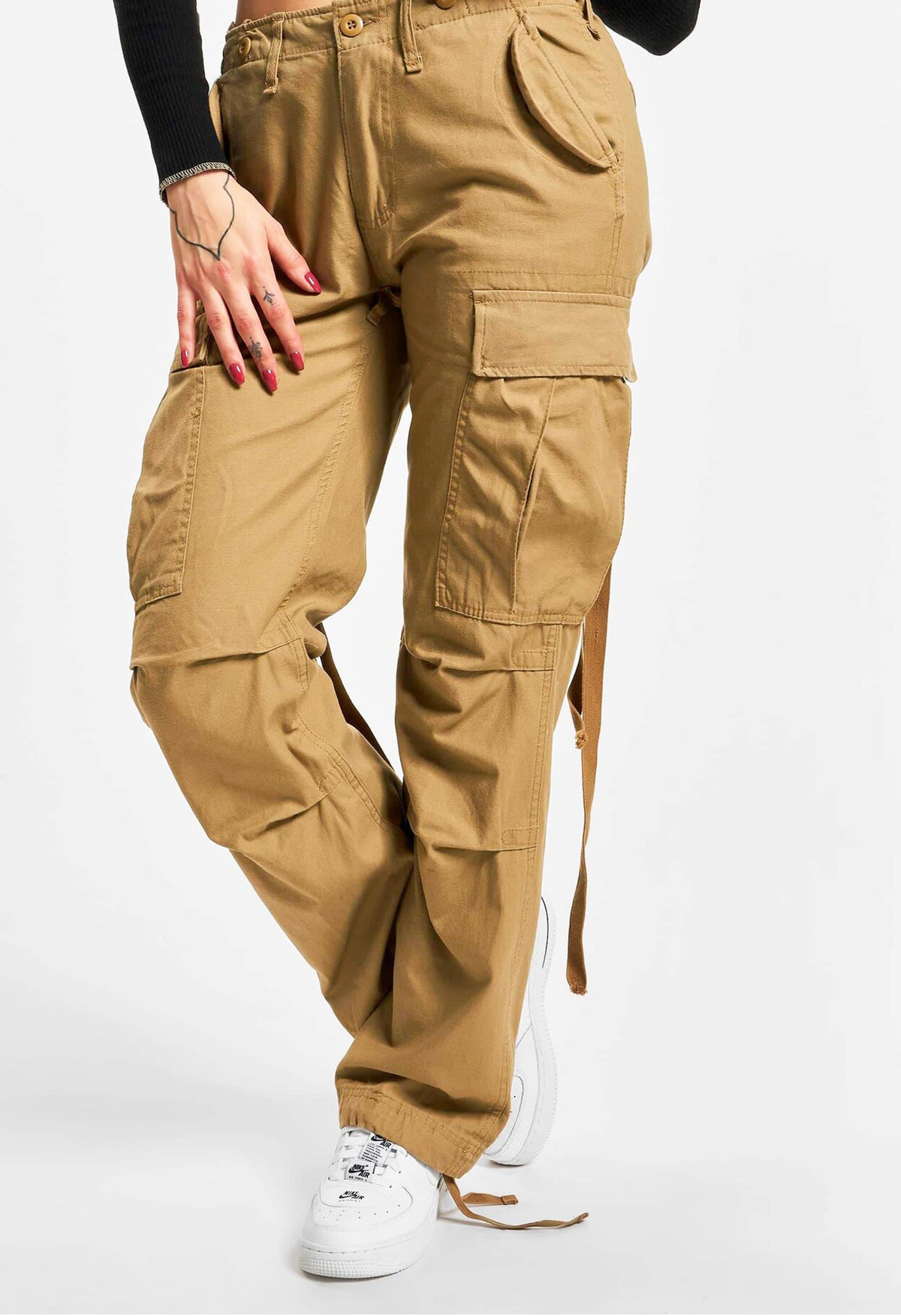 Brandit M65 dámske nohavice, camel